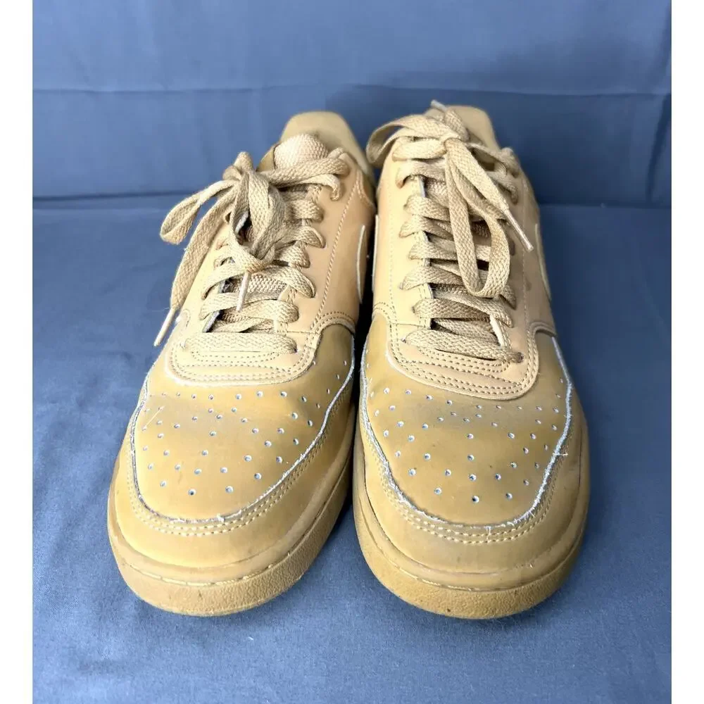 Nike Air Force 1 Low '07 Flax Shoes Size 8 Mens